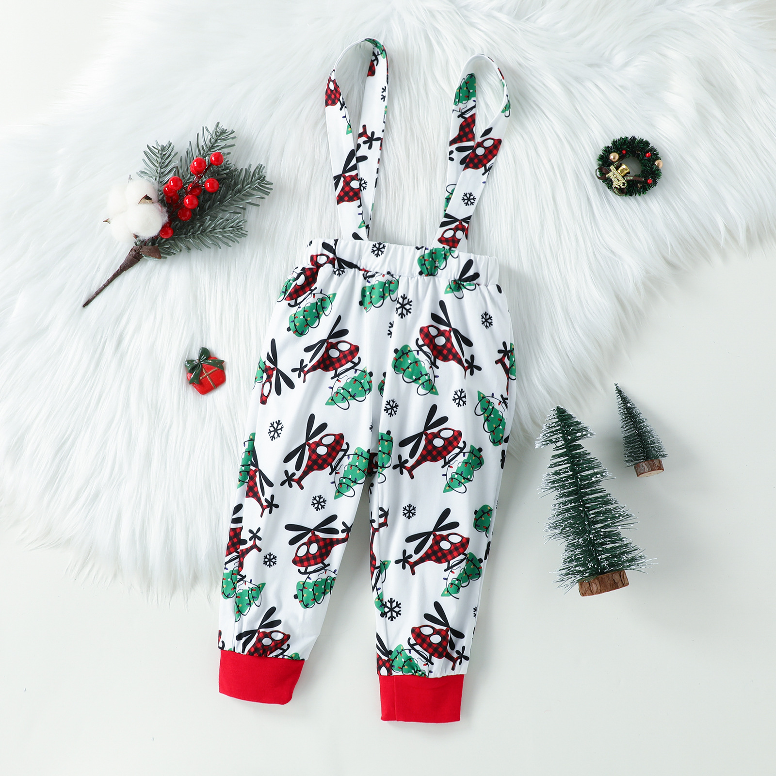 3Pcs Infant Baby Boy Christmas Outfit